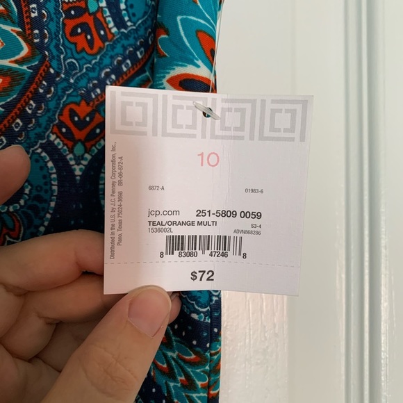 NWT printed bodycon dress - Picture 5 of 9